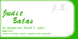 judit balas business card